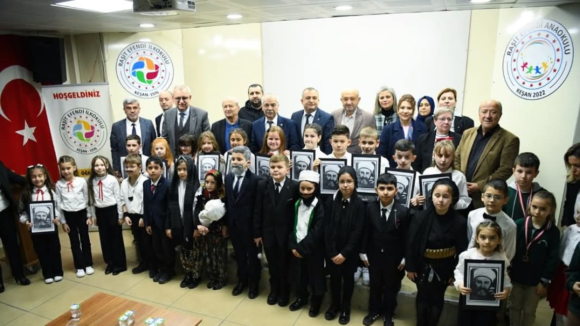 OKULUMUZA ADI VERİLEN KEŞAN'IN İLK BELEDİYE BAŞKANI MÜFTÜ RAŞİT EFENDİ’Yİ VEFATININ 96. YILINDA ANDIK.